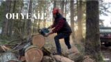 Makita Chainsaw gets a workout