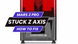 Mars 2 Pro 3D Resin Printer – Z AXIS STUCK – Repair/lube Tutorial