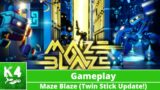 Maze Blaze – Twin Stick Shooter Controls Update Gameplay on Xbox Series X