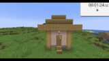 Minecraft – Plains Terracotta House Build Speedrun
