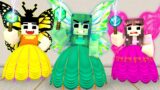 Monster School : Baby Zombie Vs Squid Game Doll Angel Battle – Minecraft Animation