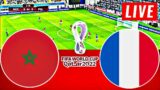 Morocco vs France Live | FIFA World Cup Qatar 2022 | Watch Along & PES 21 Gameplay