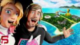 Mr Beast GIVES A PRIVATE ISLAND to Spider-Gwen.. Fortnite
