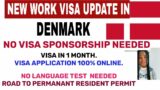 NEW DENMARK WORK VISA WITHOUT VISA SPONSORSHIP; SPONSOR YOUR WORK VISA || POSITIVE LIST OCCUPATIONS