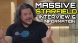 NEW Starfield Interview & Infomation! Quests, Earth, Companions, Mars & More!