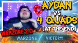 *NEW* WARZONE 2.0 Aydan VS 4 Quads! / Amazing Win Gameplay!