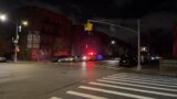 NYPD TYRANT PUT IN HIS PLACE W/ SERVICE PITBULL HAVING THEM MOVE THE PATROL CAR FROM CROSSWALK