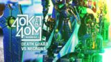 Necrons vs Death Guard. Silent King vs Mortarion. Warhammer 40k in 40 minutes.