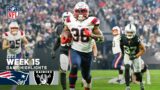 New England Patriots vs. Las Vegas Raiders | 2022 Week 15 Game Highlights
