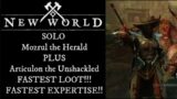 New World SOLO Mozrul the Herald!! FASTEST LOOT! FASTEST EXPERTISE! Final Solo Episode!!