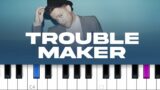 Olly Murs ft Flo Rida – Troublemaker (piano tutorial)