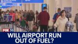 Orlando International Airport running low on fuel reserves