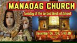 Our Lady Of Manaoag Live Mass Today – 5:40 AM December 06, 2022