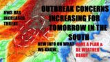 Outbreak of severe storms likely tomorrow. Tornado threat has increased for the South. What we know