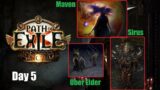 [Path of Exile 3.20] Uber Elder + Maven + Sirus Day 5 Zombies Sanctum League Pinnacle Bosses – 1127