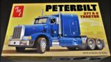 Peterbilt 377 A/E Detroit Diesel Conventional Semi Tractor 1/24 Scale Model Kit Review AMT 1337