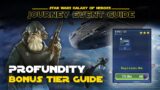 Profundity Bonus Tier Guide – Stardust Transmission Journey Fleet Mastery Event | SWGOH