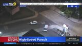 Pursuit suspect runs away from officers