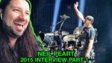 REACTION! RUSH NEIL PEART 2015 Deep Tracks INTERVIEW PART 1