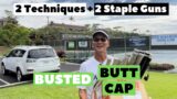 Racquet Repair – Busted Butt Cap | 2 Techniques + 2 Staplers