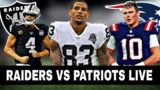 Raiders vs Patriots Live Play by Play
