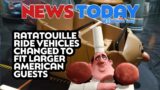 Ratatouille Ride Vehicles Changed to Fit Larger American Guests