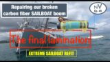 Repairing our broken carbon fiber SAILBOAT boom