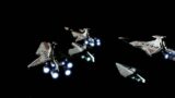 Republic Fleet Drops out of Hyperspace | Blender
