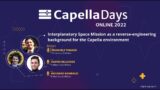 Reverse-engineering a Space Mission to Mars with Capella | Politecnico di Milano | CapellaDays2022