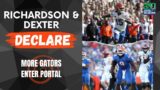Richardson, Dexter declare for NFL while more Gators enter transfer portal
