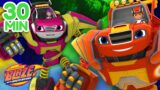 Robot Blaze Monster Machine Adventures! | 30 Minute Compilation | Blaze and the Monster Machines