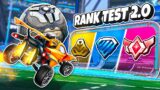 Rocket League added a RANK TEST to see what you really deserve