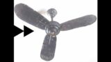 Royal 40s Model Edison Ceiling Fan Broken in to Several Pieces | Reverse