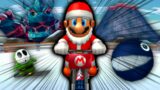 Ruining Christmas with Kaizo Mario Kart tracks…