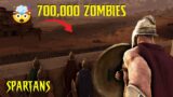 SPARTANS defend the city from 700,000 zombies! UEBS 2 Ultimate epic battle simulator 2