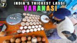 Shiv Prasad Rabdi Lassi & Terracota Cafe of Varanasi | Insane VEG STREET FOOD of Varanasi, India!!