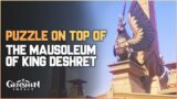 Solve The Puzzle On Top Of The Mausoleum Of King Deshret | Genshin Impact 3.1