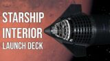 SpaceX Starship Interior: Launch Deck in transit to Mars