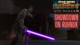Star Wars The Old Republic-Sith Warrior-Showdown On Ruhnuk