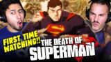 THE DEATH OF SUPERMAN Movie Reaction! | First Time Watching | DC