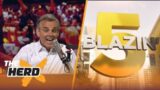 THE HERD | Colin Cowherd univels his Week 14 Blazin' 5 picks: Bengals, Ravens, Cardinals