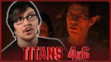 TITANS 4×6 Reaction! "Brother Blood"