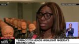 Terracotta head sculptures highlight Nigeria's missing Chibok girls