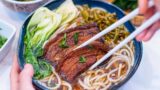 The Best Braised Pork Belly Noodle Soup Recipe (Hakka Style)