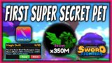 The FIRST SUPER SECRET PET & FIRST ROOM 58 MYTHICAL RELIC INGAME  | Sword Fighters Simulator