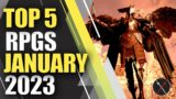 Top 5 NEW RPGs of January 2023 – (Space-Sim RPG, Action RPG, Turn-based RPG, and JRPG)