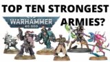 Top Ten Strongest Armies in Warhammer 40K – Win Rates and Why They're Strong
