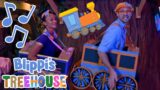 Train Song | BLIPPI'S TREEHOUSE | Educational Songs For Kids