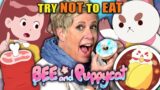 Try Not To Eat – Bee And Puppycat (Deckard's Curry, Gem Donut, Snert) | People vs Food
