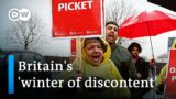 UK public sector workers stage multiple strikes | DW News
